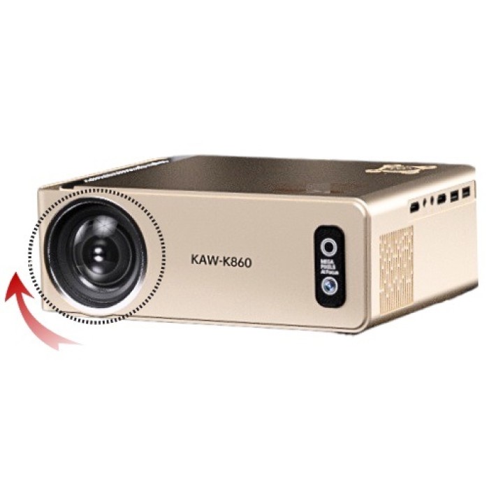 Máy Chiếu Mini KAW K860 Full HD - Xem Phim, Chơi Game Cực Đã, Độ Phân Giải 1080P
