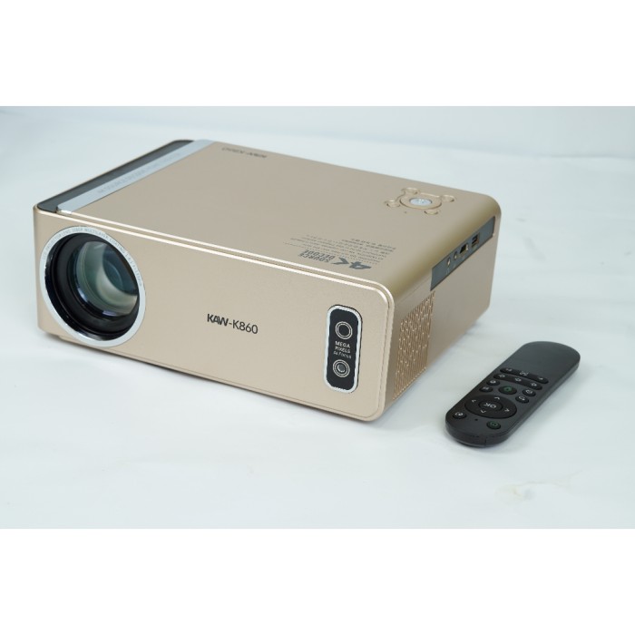 Máy Chiếu Mini KAW K860 Full HD - Xem Phim, Chơi Game Cực Đã, Độ Phân Giải 1080P