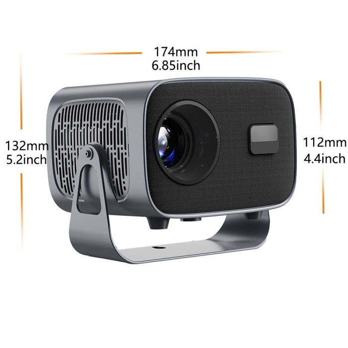 Máy Chiếu Mini K670 - Tích Hợp Netflix, Youtube, Xem Phim Thoải Mái