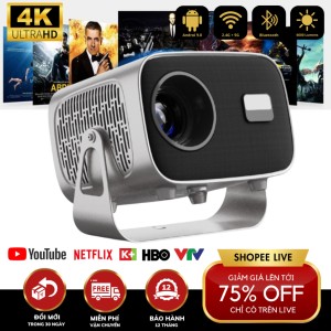 Máy Chiếu Mini K670 - Tích Hợp Netflix, Youtube, Xem Phim Thoải Mái