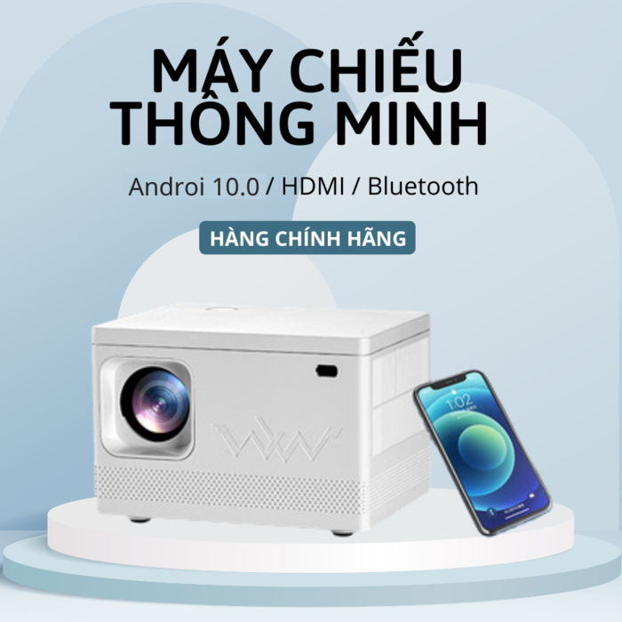 Máy chiếu Kaw K650 Plus, Tích hợp loa, Máy chiếu phim gia đình,  Đa năng, nhỏ gọn, Dễ dàng mang theo