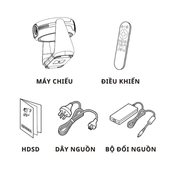 Máy Chiếu Laser KAW K1, Giải Trí Không Giới Hạn, Rạp Phim Tại Gia Với Hình Ảnh Sắc Nét
