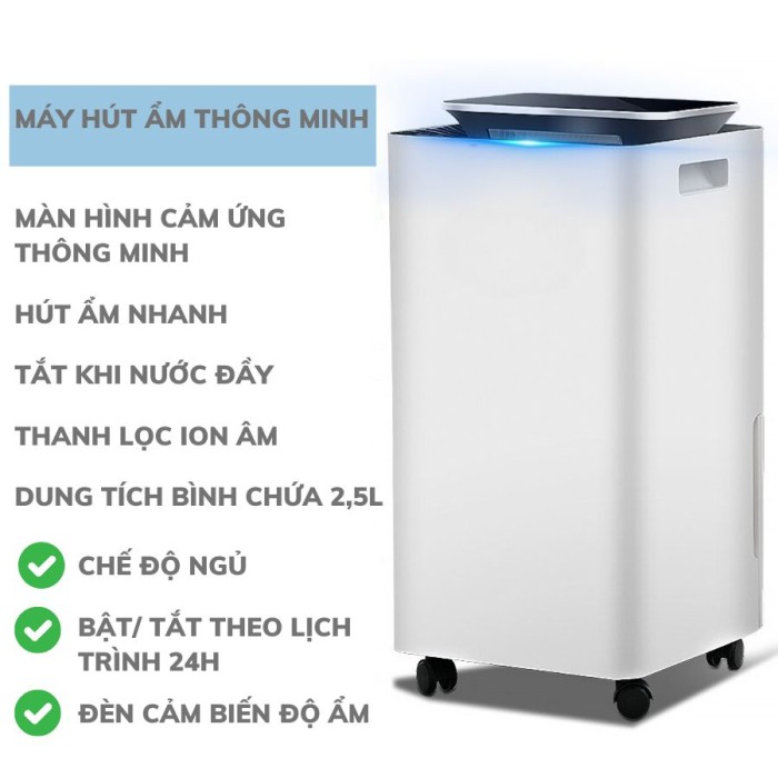 Máy Hút Ẩm Không Khí KAW K4L - Hút Ẩm Nhanh, Ngăn Nấm Mốc, Khử Mùi, Yên Tĩnh