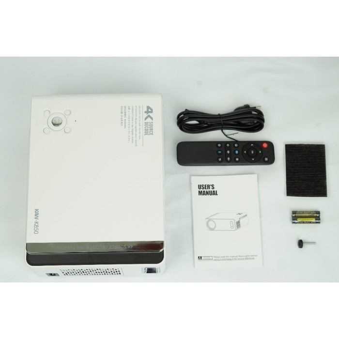 Máy Chiếu Mini KAW K850, Kích Thước Siêu Nhỏ, Dễ Dàng Mang Theo, Trình Chiếu Màn Hình Lớn