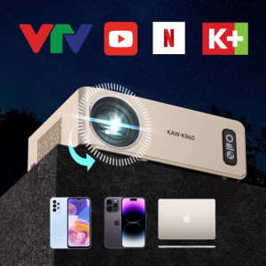 Máy Chiếu KAW K860 PREMIUM – Độ Phân Giải Full HD 1080P, Tỷ Lệ Tương Phản Cao, Màu Sắc Chân Thực