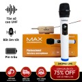 Micro Karaoke Không Dây MAX-21, Thiết Kế Gọn Nhẹ, Cầm Chắc Tay, Độ Bền Cao
