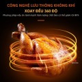 Nồi Chiên Không Dầu 8L KAW, Nấu Nướng Nhanh Gọn, Ít Dầu Mỡ, Dung Tích Lớn