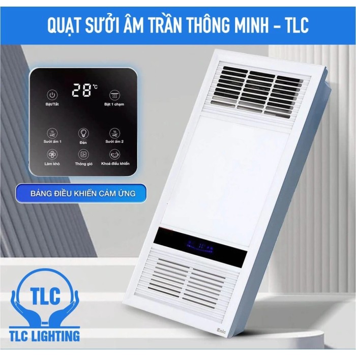 Quạt sưởi âm trần đa năng 30x60 - Sưởi Ấm, Thông Gió, Chiếu Sáng Tiện Lợi