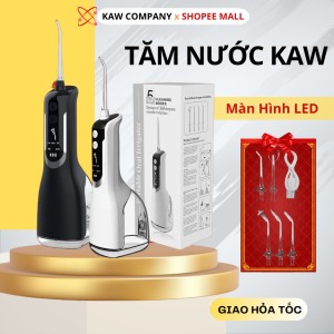 Máy Tăm Nước Cầm Tay KAW - 4 Đầu Phun Đa Năng, Sạch Răng Toàn Diện