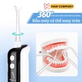 Máy Tăm Nước Cầm Tay KAW - 4 Đầu Phun Đa Năng, Sạch Răng Toàn Diện