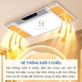 Quạt Sưởi Âm Trần 60x30 Luxury K60, Phong Cách Hiện Đại, Sưởi Ấm An Toàn, Dễ Lắp Đặt