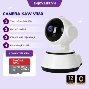Camera WiFi Thông Minh, Giám Sát Nhà Cửa, Con Cái, Thú Cưng Mọi Lúc Mọi Nơi