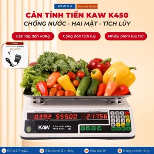 Cân Điện Tử Tính Tiền K450 Chính Hãng, Giá Tốt, Độ Bền Cao, Bảo Hành Uy Tín
