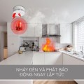 Thiết Bị Báo Khói Wifi Thông Minh PA-443W, Phát Hiện Khói Sớm, Bảo Vệ Gia Đình 24/7
