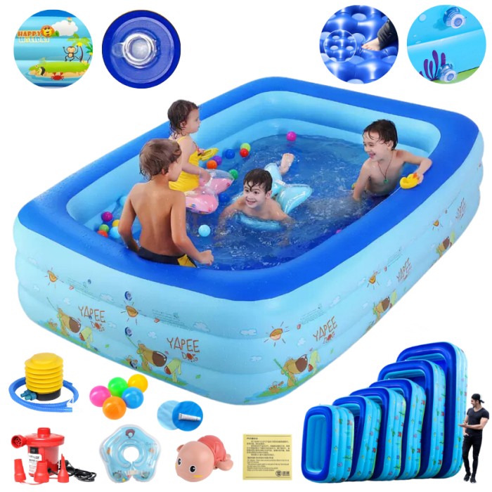 Bể Bơi Phao 1m2 Cho Bé, Nhỏ Gọn, Phù Hợp Mọi Không Gian, Giá Ưu Đãi