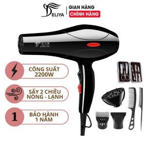 Máy Sấy Tóc DELIYA 2200W - Công Suất Mạnh Mẽ, Sấy Siêu Tốc, Tạo Kiểu Dễ Dàng