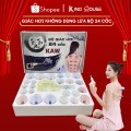 Bộ Giác Hơi Chân Không KAW 24 Cốc, Giảm Đau Lưng, Vai Gáy, Thúc Đẩy Tuần Hoàn Máu