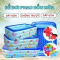 Bể Bơi Phao Trẻ Em KAW 130CM, Dễ Dàng Lắp Đặt, Bơm Xả Nhanh Chóng, Tiết Kiệm Diện Tích