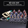 Bộ Giác Hơi Chân Không KAW 24 Cốc, Giảm Đau Lưng, Vai Gáy, Thúc Đẩy Tuần Hoàn Máu