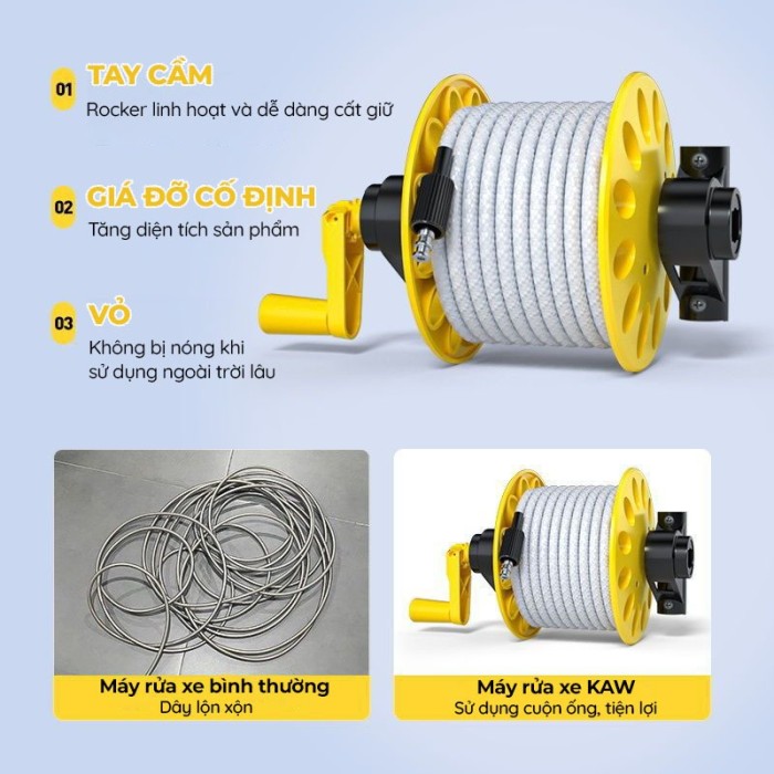 Máy Rửa Xe Đa Năng 335A, Rửa Xe, Tưới Cây, Vệ Sinh Sân Vườn Áp Lực Cao