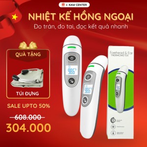Nhiệt Kế Điện Tử Hồng Ngoại KAW – Đo Nhiệt Độ Cơ Thể, Vật Thể An Toàn, Vệ Sinh