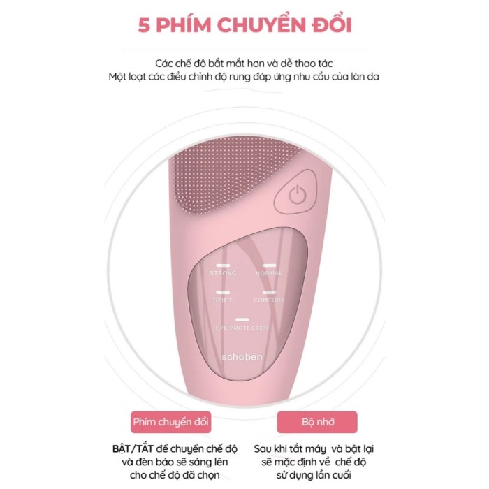 Máy Rửa Mặt KAW: Sạch Sâu Lỗ Chân Lông, Ngừa Mụn, Giúp Da Hấp Thụ Dưỡng Chất Tốt Hơn