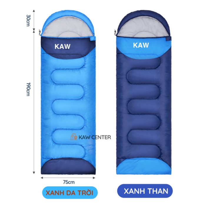 Túi Ngủ KAW Chính Hãng - Ấm Áp, Thoải Mái Cho Mọi Chuyến Đi