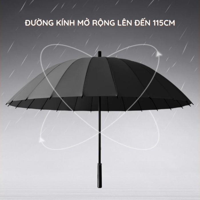 Ô Dù 24 Nan Kaw, Thiết Kế Cao Cấp, Che Chắn Hiệu Quả, Phong Cách Lịch Lãm
