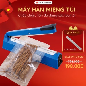 Máy Hàn Miệng Túi Nhiệt - Hàn Nhanh, Điều Chỉnh Nhiệt Độ, An Toàn Sử Dụng