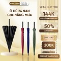 Ô Dù 24 Nan Kaw, Thiết Kế Cao Cấp, Che Chắn Hiệu Quả, Phong Cách Lịch Lãm