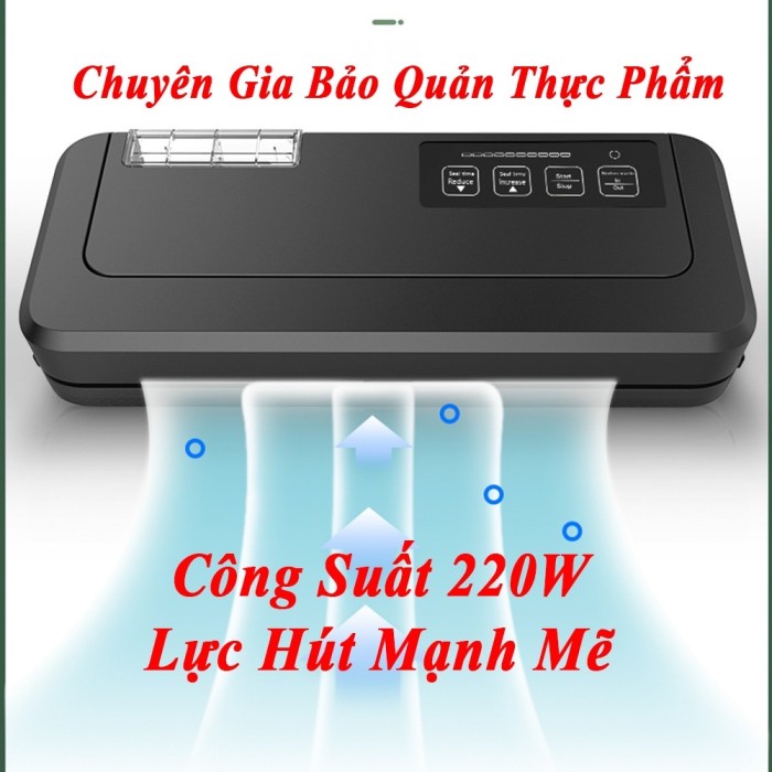 Máy Hút Chân Không P290, Không Kén Túi, Bảo Quản Thực Phẩm Tươi Lâu Hơn