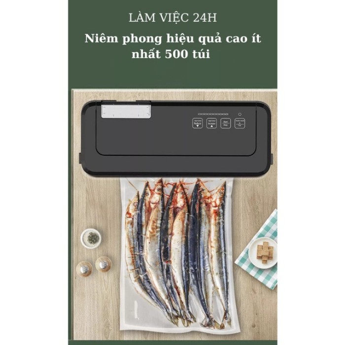Máy Hút Chân Không P290, Không Kén Túi, Bảo Quản Thực Phẩm Tươi Lâu Hơn