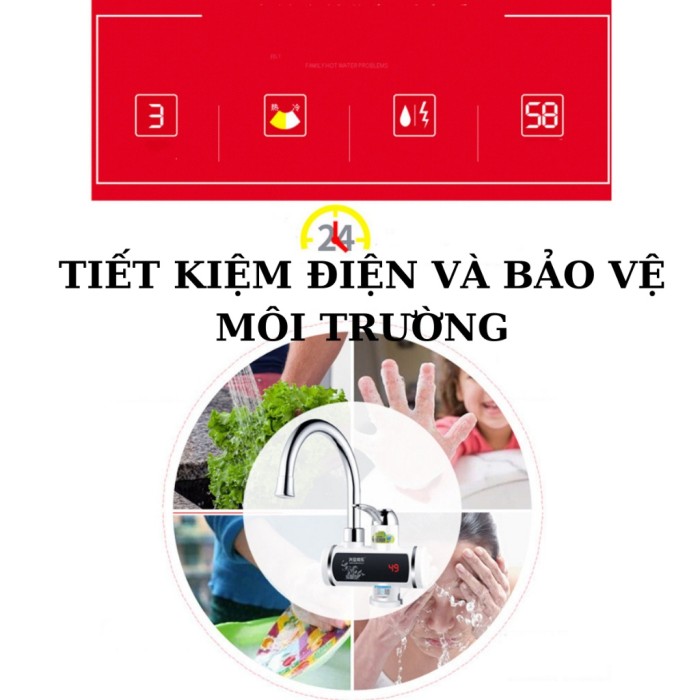 Máy Nước Nóng Lạnh KAW, Làm Nóng Nhanh, Tiết Kiệm Thời Gian