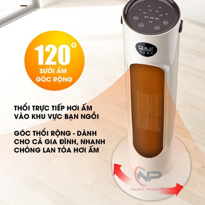 Đèn Sưởi Gốm KAW Chính Hãng - Sưởi Ấm Nhanh, An Toàn, Tiết Kiệm Điện
