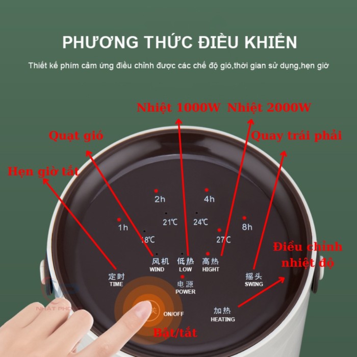 Đèn Sưởi Gốm KAW Chính Hãng - Sưởi Ấm Nhanh, An Toàn, Tiết Kiệm Điện