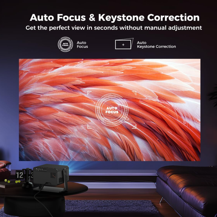 Máy Chiếu KAW EH03 4K, Rạp Phim Tại Nhà Với Hình Ảnh 4K Sắc Nét
