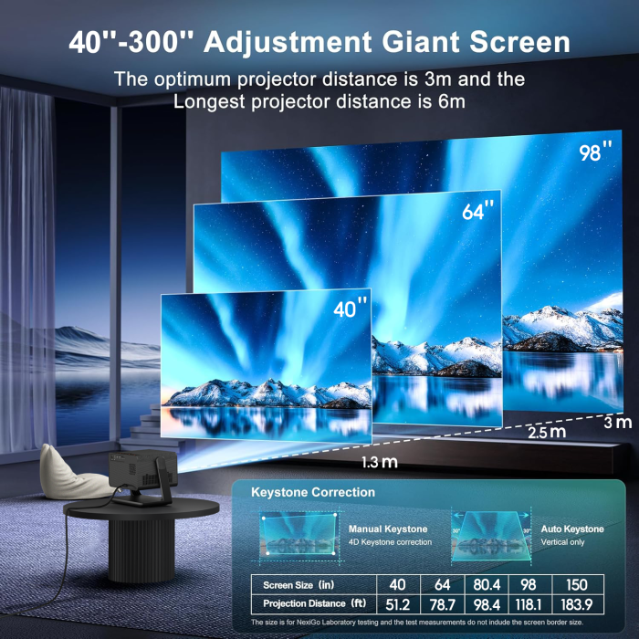 Máy Chiếu KAW EH03 4K, Rạp Phim Tại Nhà Với Hình Ảnh 4K Sắc Nét