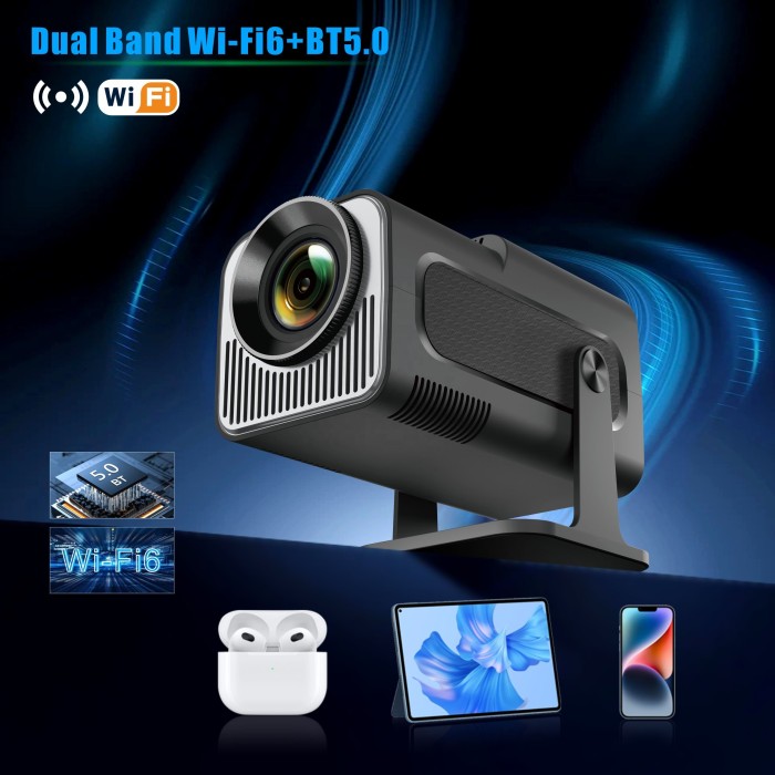 KAW FHY320 Mini Projector, Lý Tưởng Cho Du Lịch, Văn Phòng Nhỏ, Giải Trí Tại Nhà