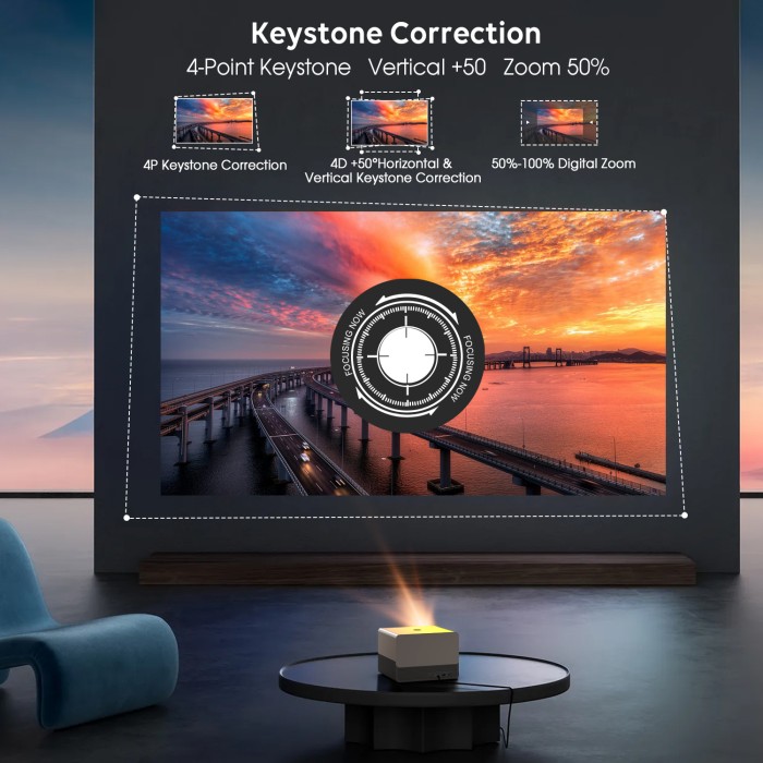 Máy Chiếu KAW 1080P FHD, Xem Phim, Giải Trí Tuyệt Đỉnh Tại Gia