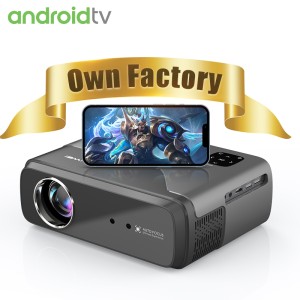 Máy Chiếu Mini 4K KAW A8, Rạp Phim Di Động, Độ Phân Giải Cực Cao