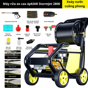 Máy rửa xe cao áp KAW StormJet 2800, Xoáy nước cuồng phong, Đánh bay mọi vết bẩn